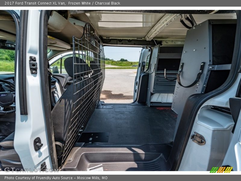 Frozen White / Charcoal Black 2017 Ford Transit Connect XL Van