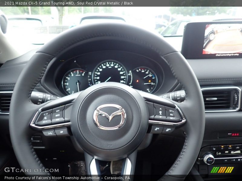 Soul Red Crystal Metallic / Black 2021 Mazda CX-5 Grand Touring AWD