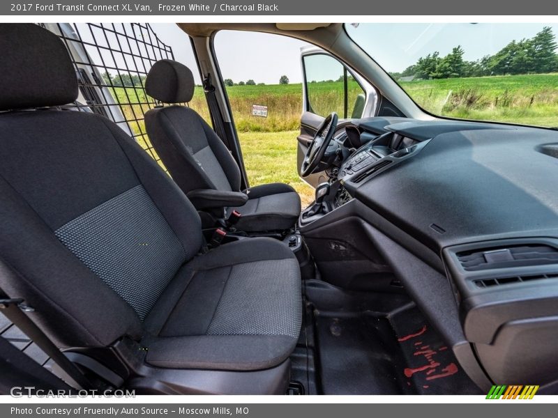 Frozen White / Charcoal Black 2017 Ford Transit Connect XL Van