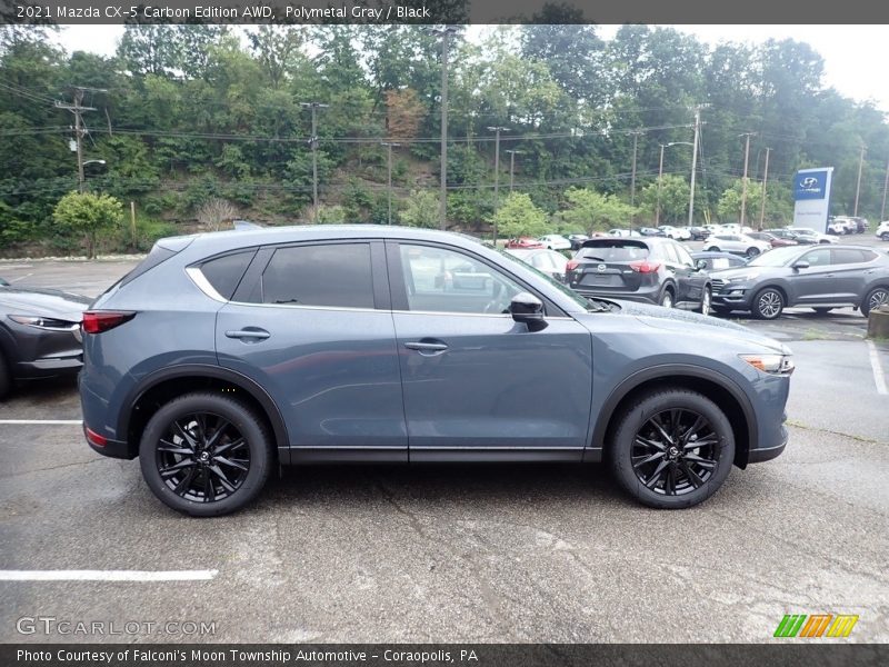 Polymetal Gray / Black 2021 Mazda CX-5 Carbon Edition AWD