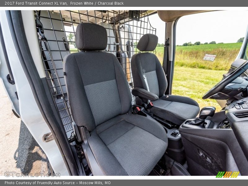 Frozen White / Charcoal Black 2017 Ford Transit Connect XL Van