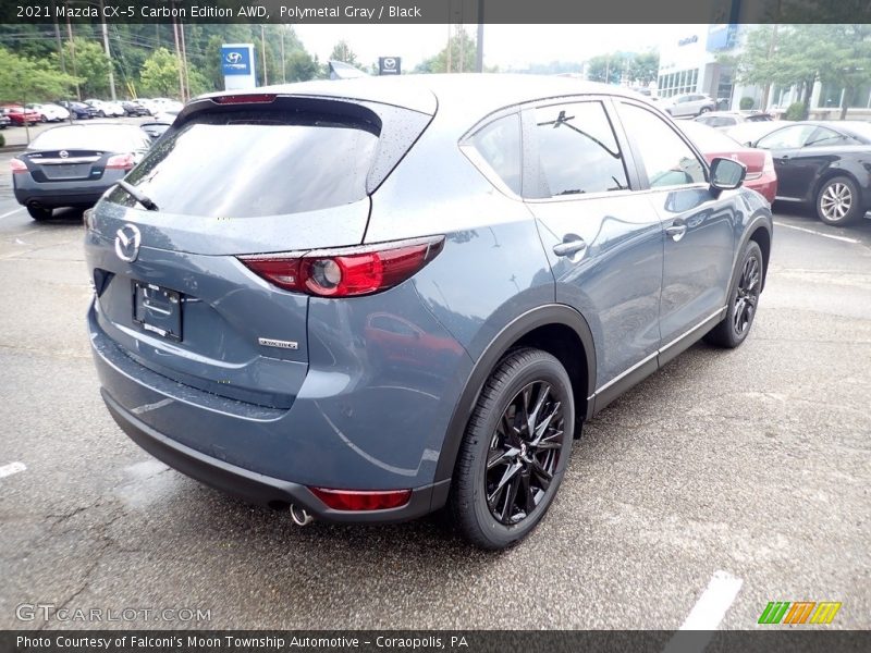 Polymetal Gray / Black 2021 Mazda CX-5 Carbon Edition AWD