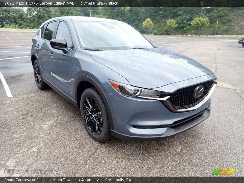 Polymetal Gray / Black 2021 Mazda CX-5 Carbon Edition AWD