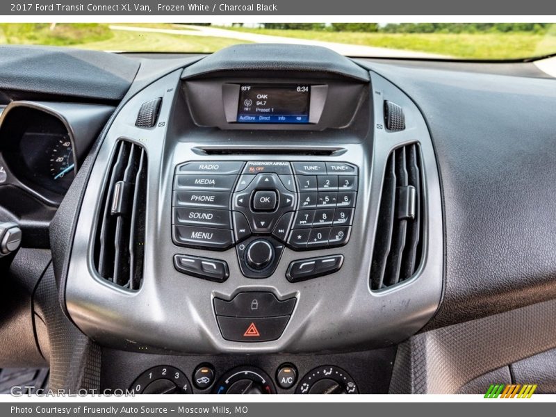 Frozen White / Charcoal Black 2017 Ford Transit Connect XL Van