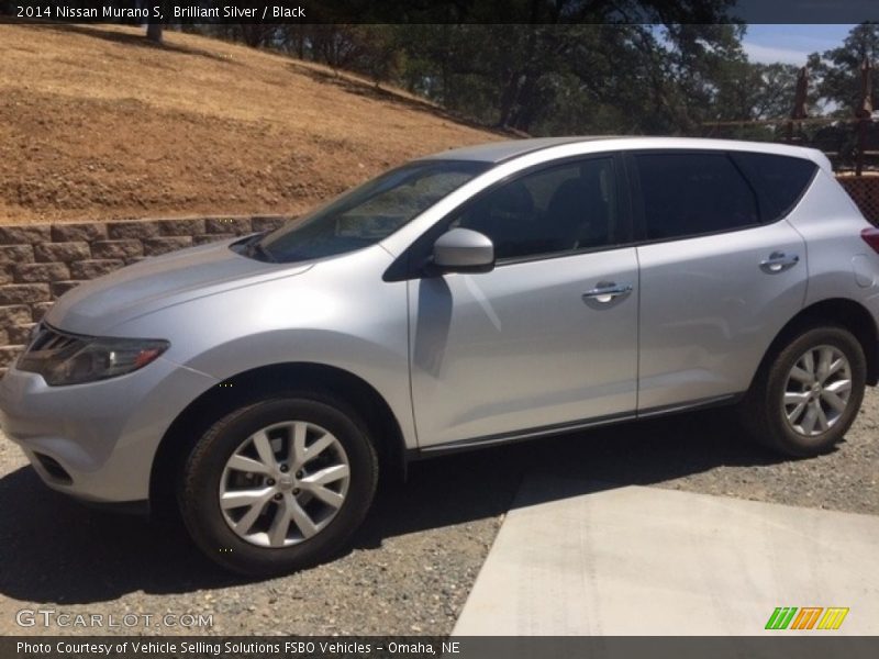 Brilliant Silver / Black 2014 Nissan Murano S