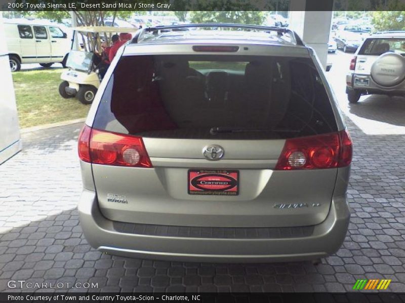 Desert Sand Mica / Stone Gray 2006 Toyota Sienna LE