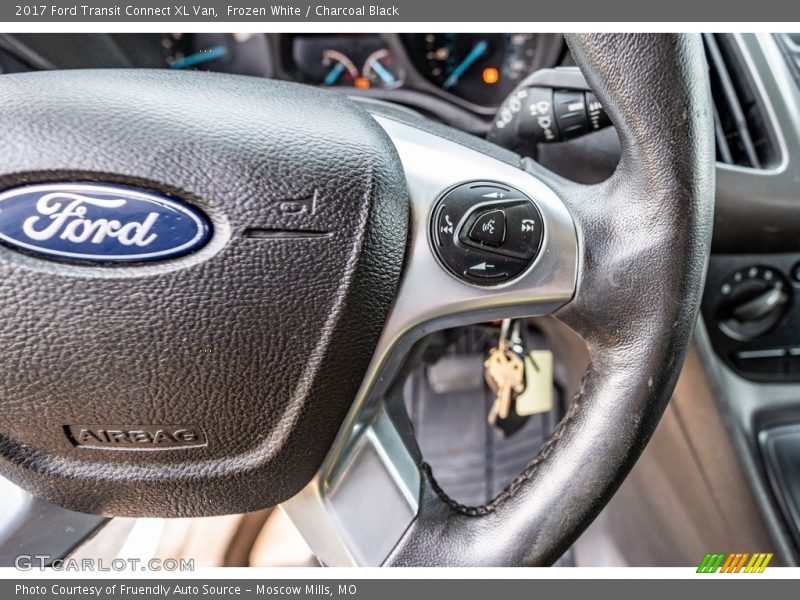 Frozen White / Charcoal Black 2017 Ford Transit Connect XL Van