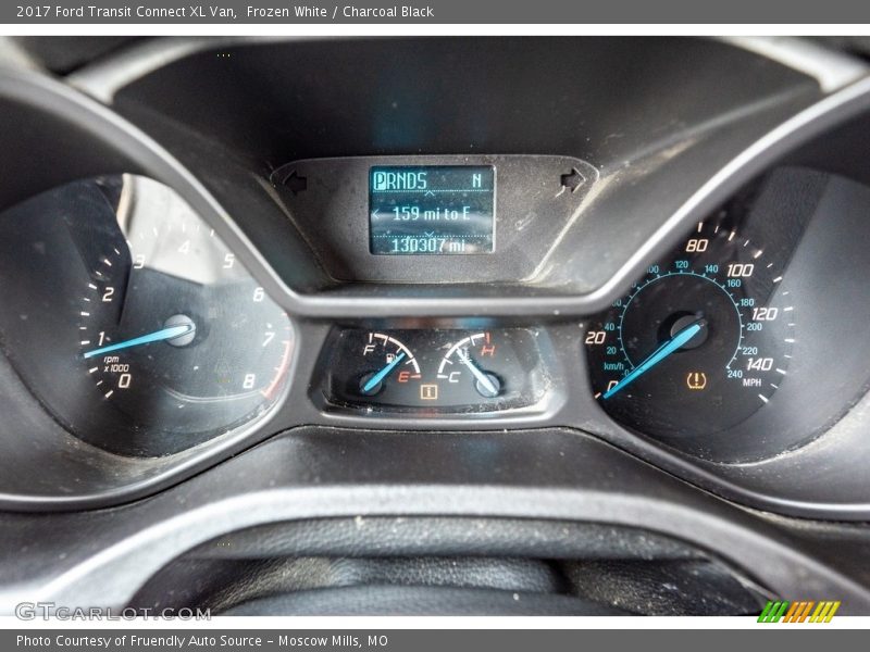 Frozen White / Charcoal Black 2017 Ford Transit Connect XL Van