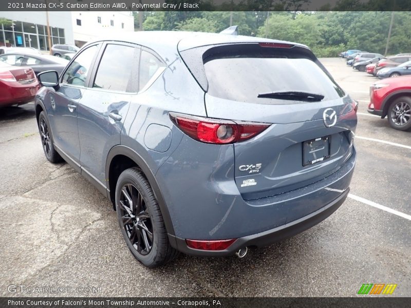 Polymetal Gray / Black 2021 Mazda CX-5 Carbon Edition AWD