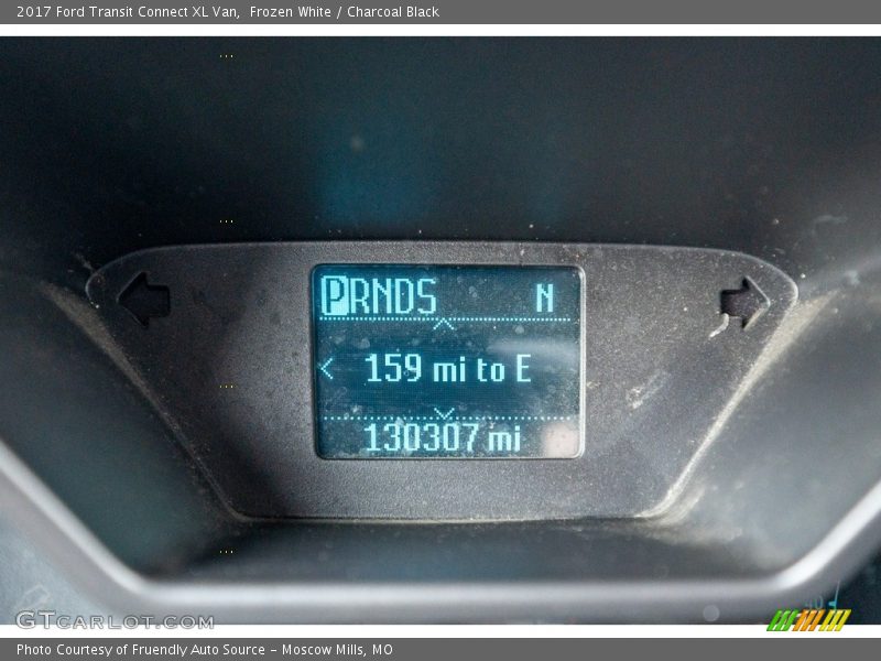 Frozen White / Charcoal Black 2017 Ford Transit Connect XL Van