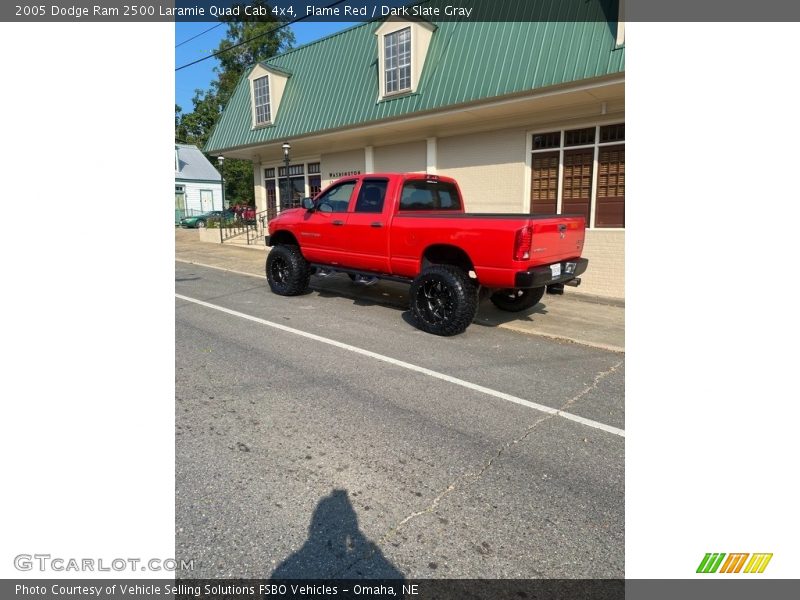 Flame Red / Dark Slate Gray 2005 Dodge Ram 2500 Laramie Quad Cab 4x4