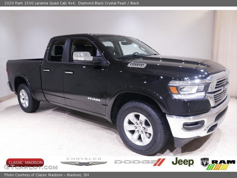 Diamond Black Crystal Pearl / Black 2020 Ram 1500 Laramie Quad Cab 4x4