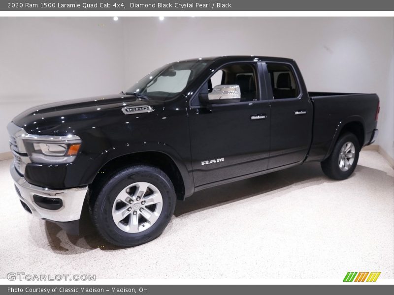 Diamond Black Crystal Pearl / Black 2020 Ram 1500 Laramie Quad Cab 4x4