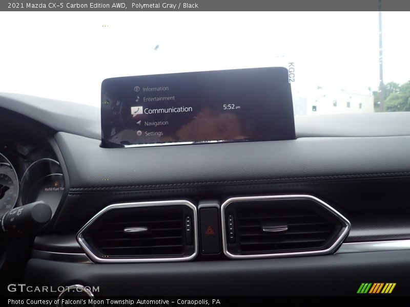 Polymetal Gray / Black 2021 Mazda CX-5 Carbon Edition AWD