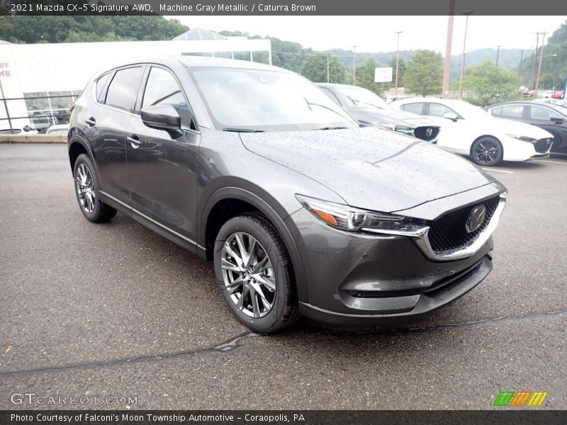 Front 3/4 View of 2021 CX-5 Signature AWD