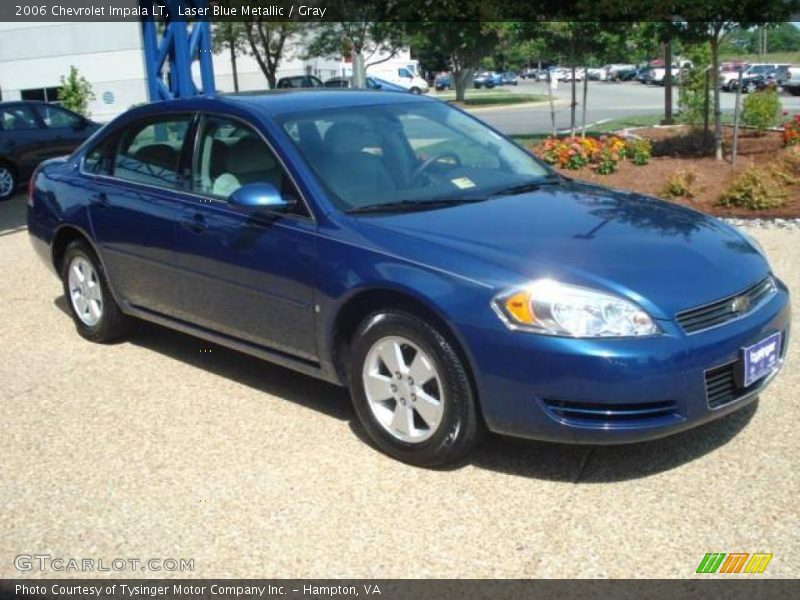 Laser Blue Metallic / Gray 2006 Chevrolet Impala LT