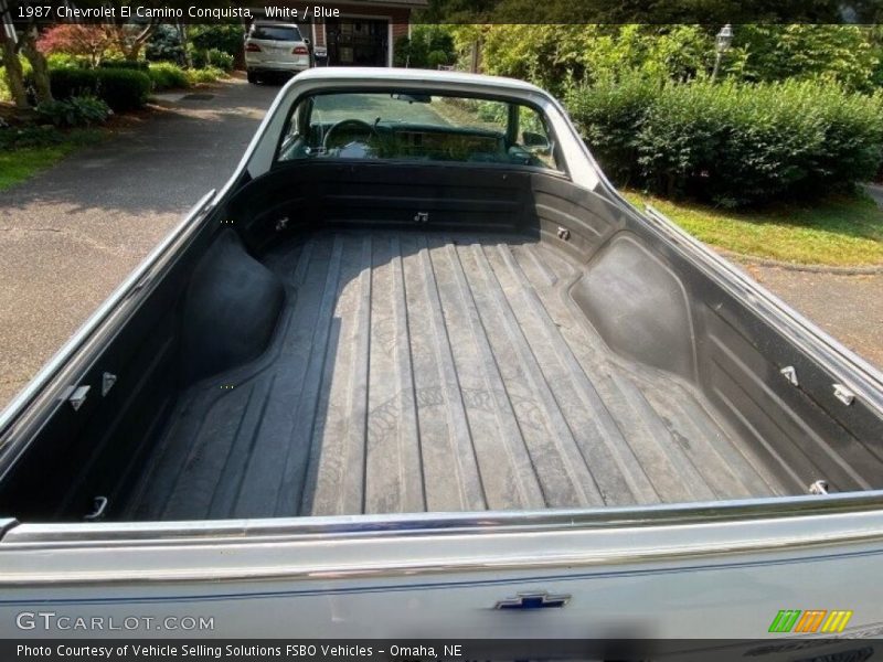 White / Blue 1987 Chevrolet El Camino Conquista