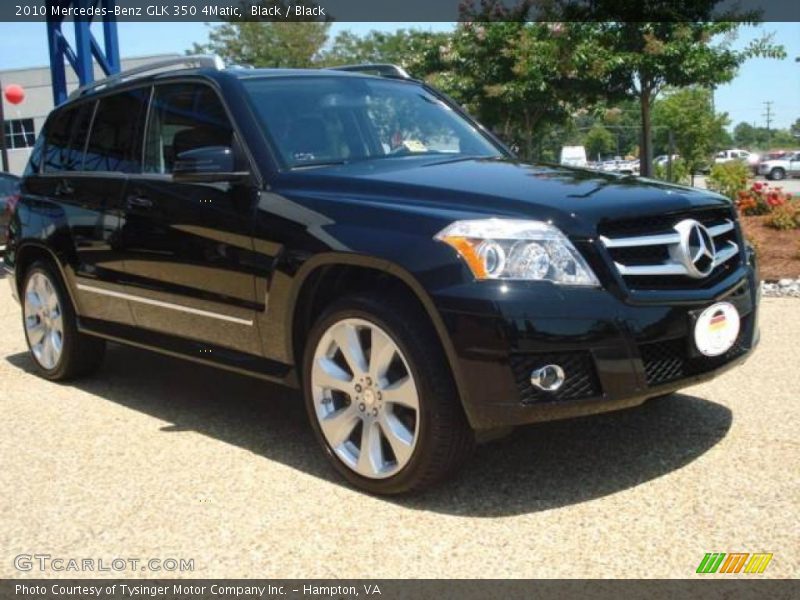Black / Black 2010 Mercedes-Benz GLK 350 4Matic
