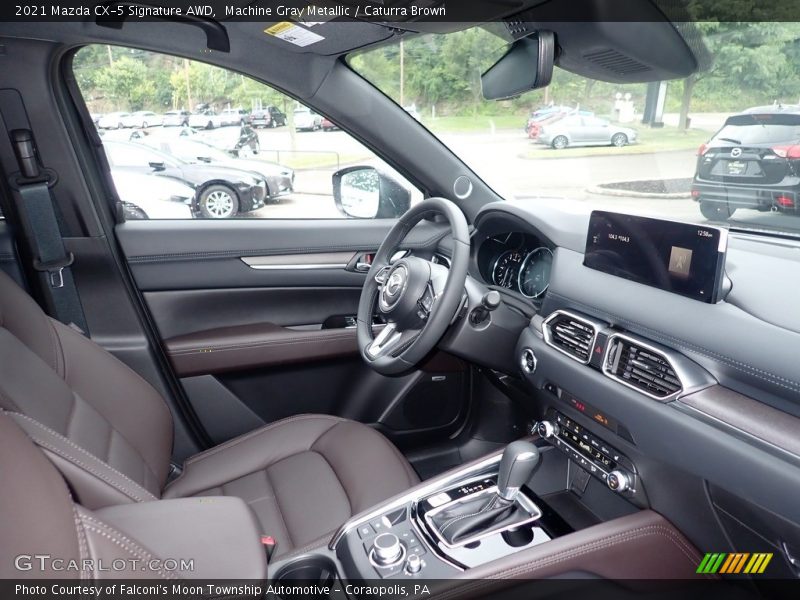  2021 CX-5 Signature AWD Caturra Brown Interior