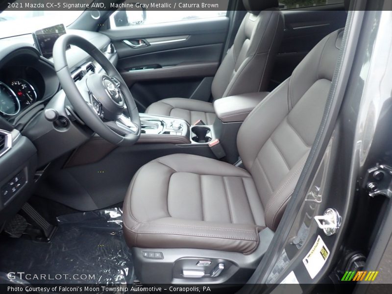 Front Seat of 2021 CX-5 Signature AWD