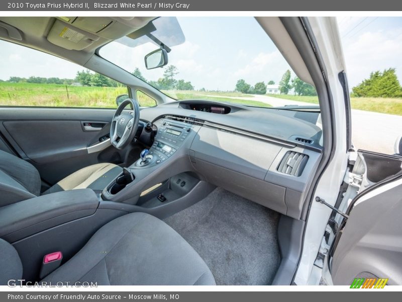 Blizzard White Pearl / Misty Gray 2010 Toyota Prius Hybrid II