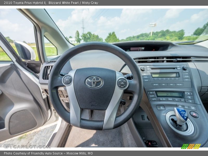Blizzard White Pearl / Misty Gray 2010 Toyota Prius Hybrid II