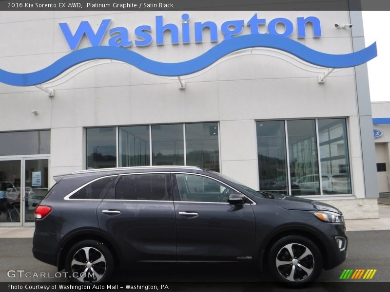 Platinum Graphite / Satin Black 2016 Kia Sorento EX AWD