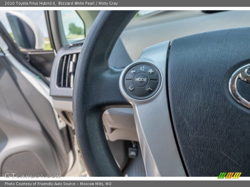 Blizzard White Pearl / Misty Gray 2010 Toyota Prius Hybrid II