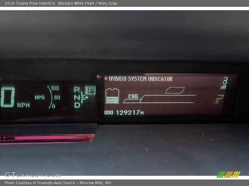 Blizzard White Pearl / Misty Gray 2010 Toyota Prius Hybrid II