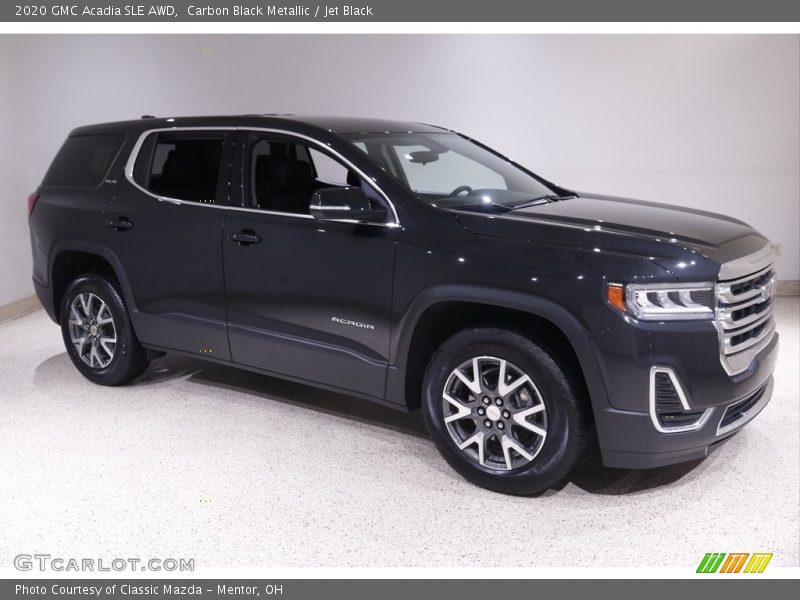 Carbon Black Metallic / Jet Black 2020 GMC Acadia SLE AWD