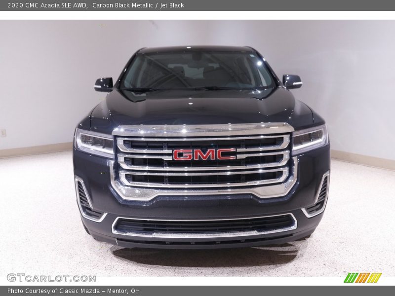 Carbon Black Metallic / Jet Black 2020 GMC Acadia SLE AWD