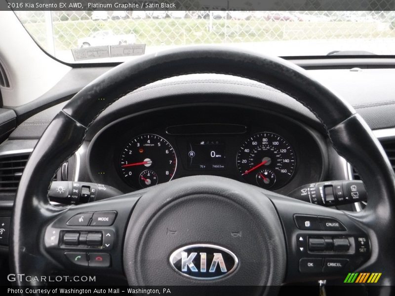 Platinum Graphite / Satin Black 2016 Kia Sorento EX AWD