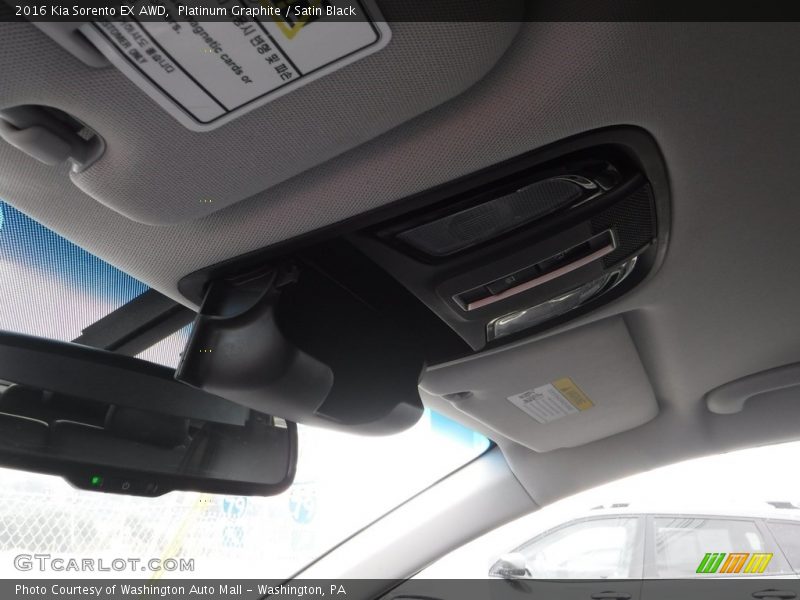 Platinum Graphite / Satin Black 2016 Kia Sorento EX AWD