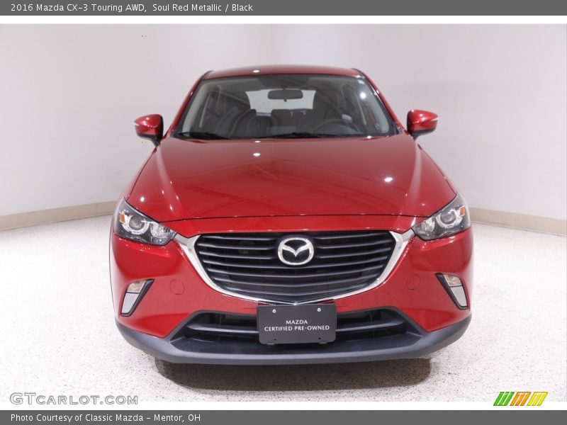 Soul Red Metallic / Black 2016 Mazda CX-3 Touring AWD