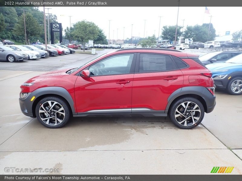  2022 Kona Limited AWD Pulse Red