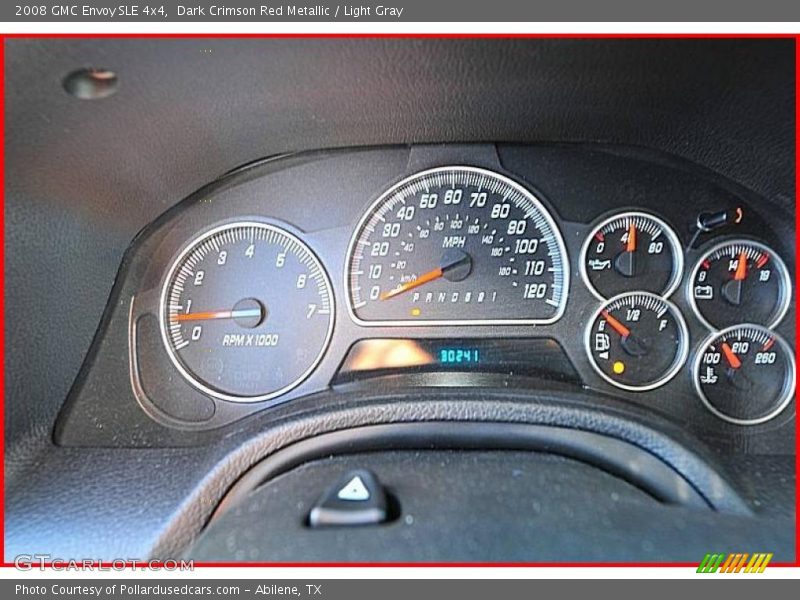 Dark Crimson Red Metallic / Light Gray 2008 GMC Envoy SLE 4x4