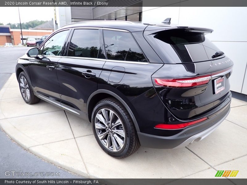 Infinite Black / Ebony 2020 Lincoln Corsair Reserve AWD