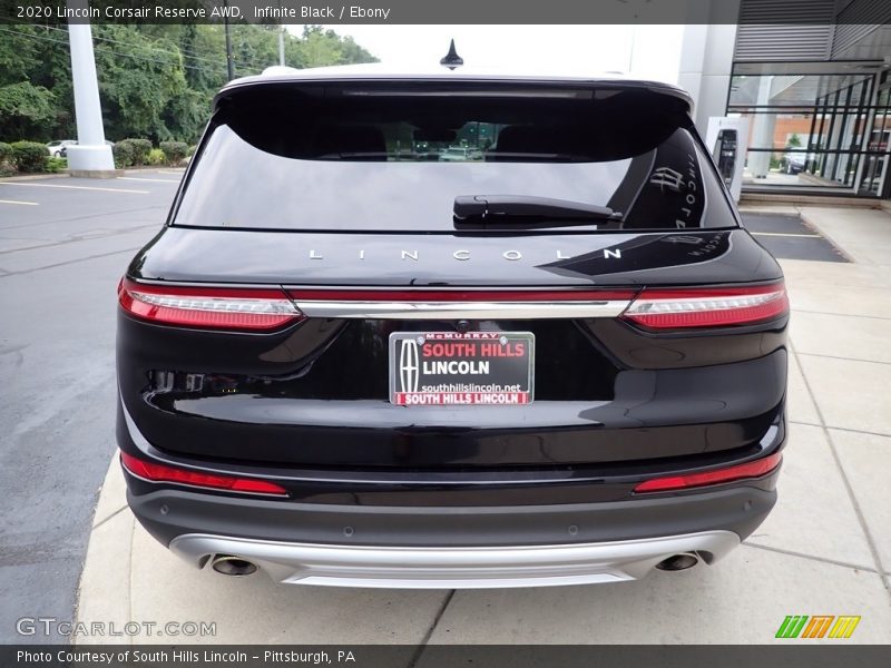 Infinite Black / Ebony 2020 Lincoln Corsair Reserve AWD