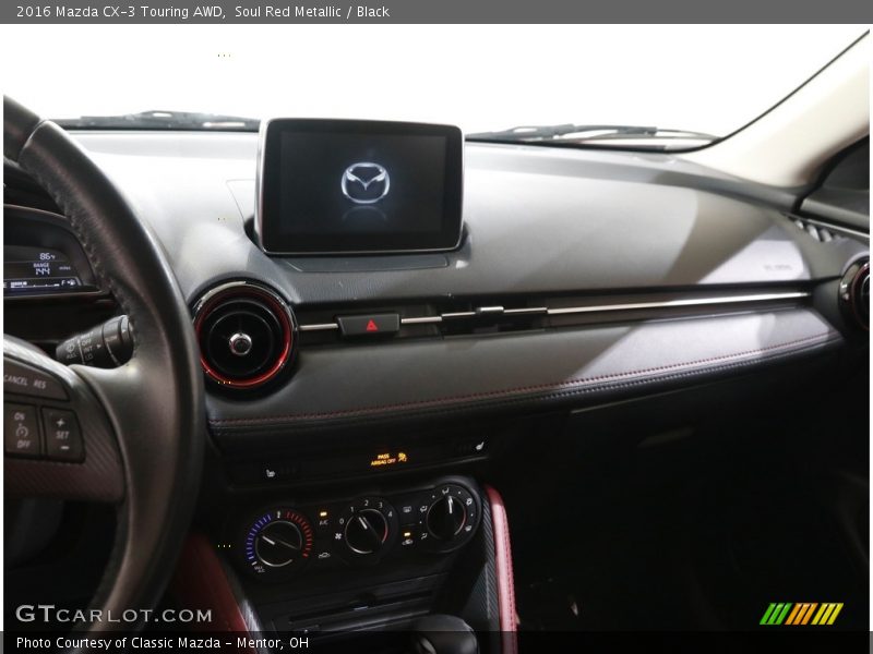 Soul Red Metallic / Black 2016 Mazda CX-3 Touring AWD