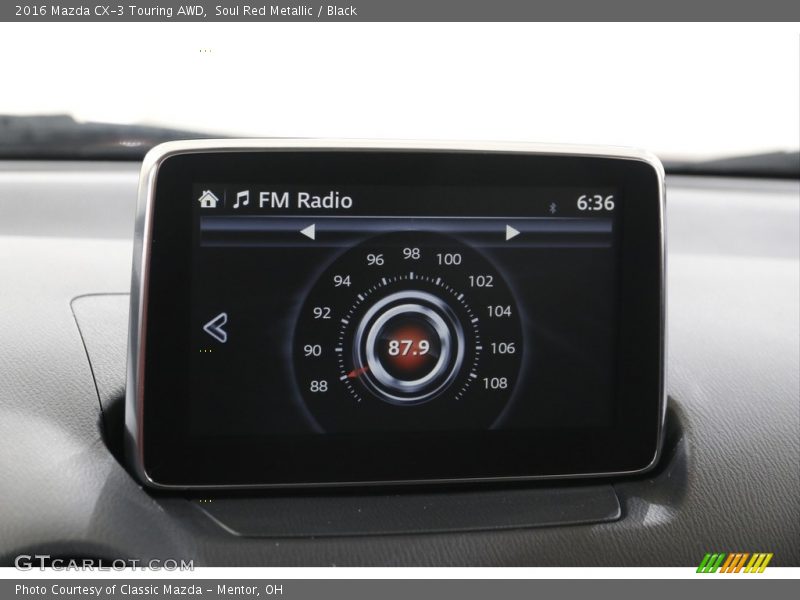Soul Red Metallic / Black 2016 Mazda CX-3 Touring AWD