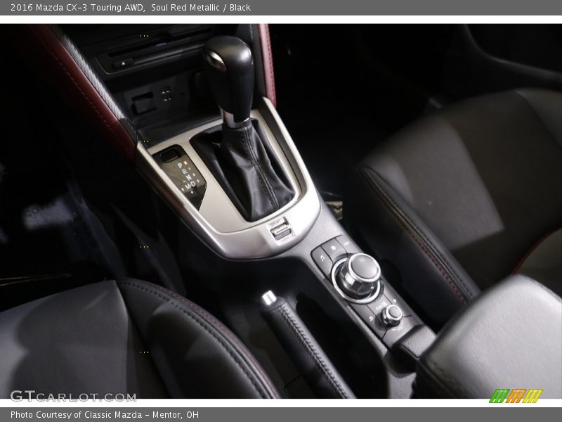 Soul Red Metallic / Black 2016 Mazda CX-3 Touring AWD