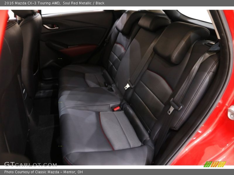 Soul Red Metallic / Black 2016 Mazda CX-3 Touring AWD