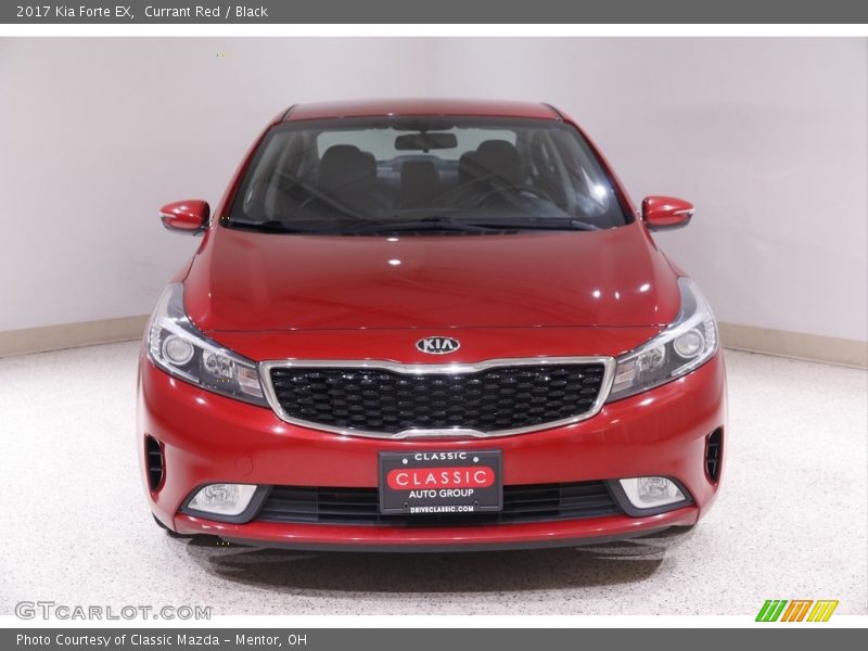 Currant Red / Black 2017 Kia Forte EX