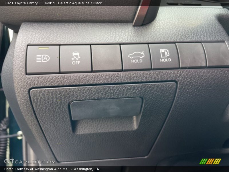 Galactic Aqua Mica / Black 2021 Toyota Camry SE Hybrid