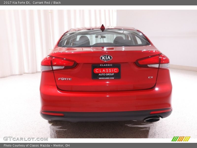 Currant Red / Black 2017 Kia Forte EX
