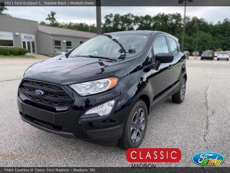 Shadow Black / Medium Stone 2021 Ford EcoSport S