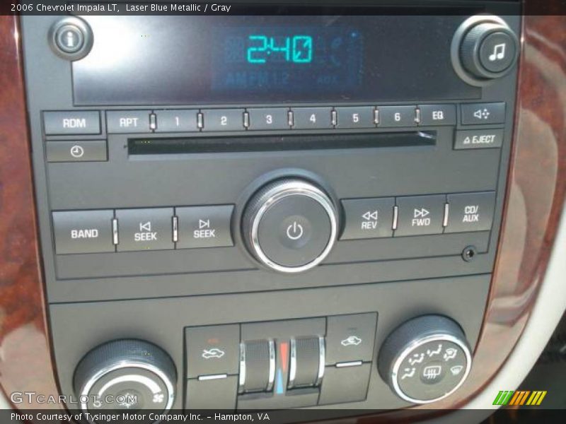 Laser Blue Metallic / Gray 2006 Chevrolet Impala LT