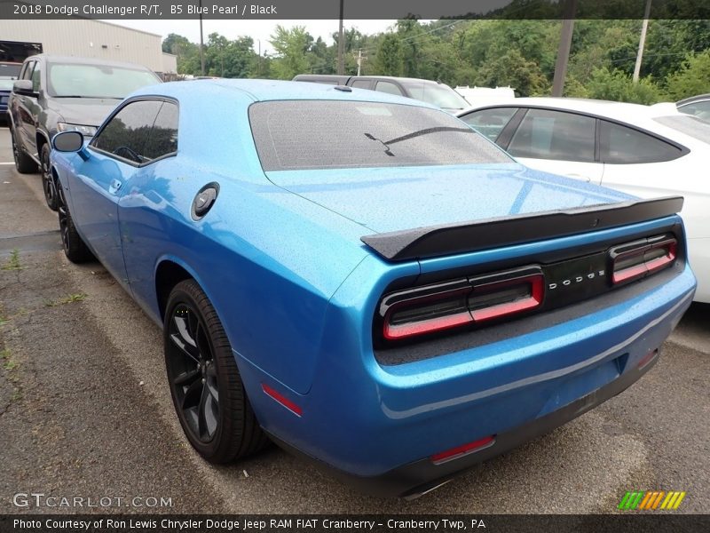 B5 Blue Pearl / Black 2018 Dodge Challenger R/T