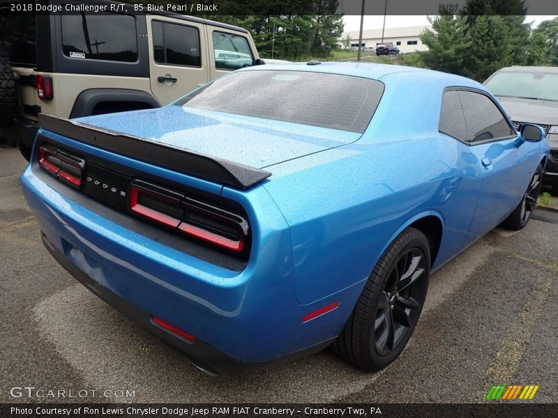 B5 Blue Pearl / Black 2018 Dodge Challenger R/T