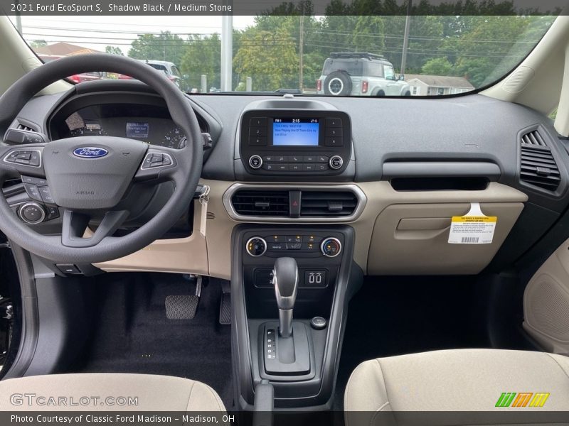 Dashboard of 2021 EcoSport S
